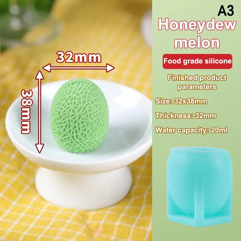 Cake Mold Ice Cream Mousse Desserts Decorating Tools 3D Fruit Shape Qme A3