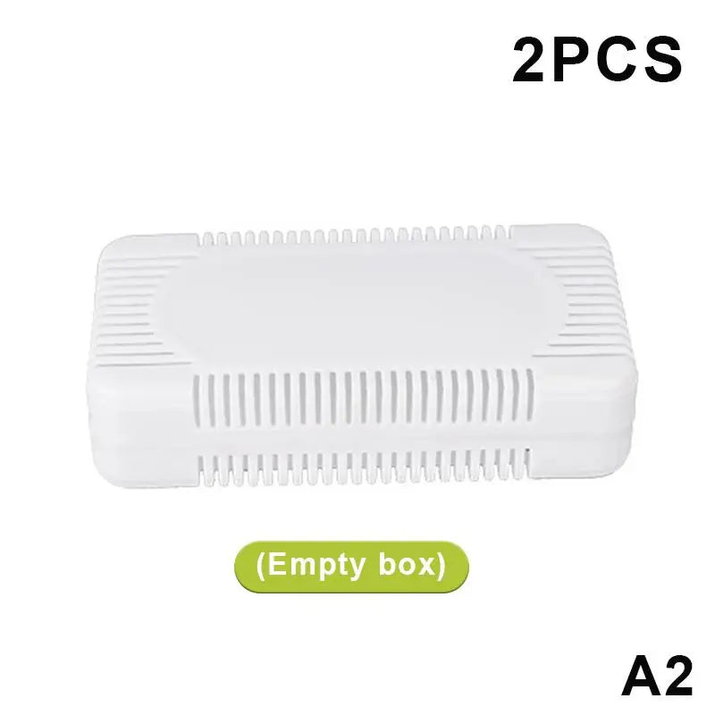 1/2/5pcs Empty Refrigerator Deodorizer Box Reusable For Keeping Fridge Fresh Removing Odors And Extending Food Shelf Life Qme A2
