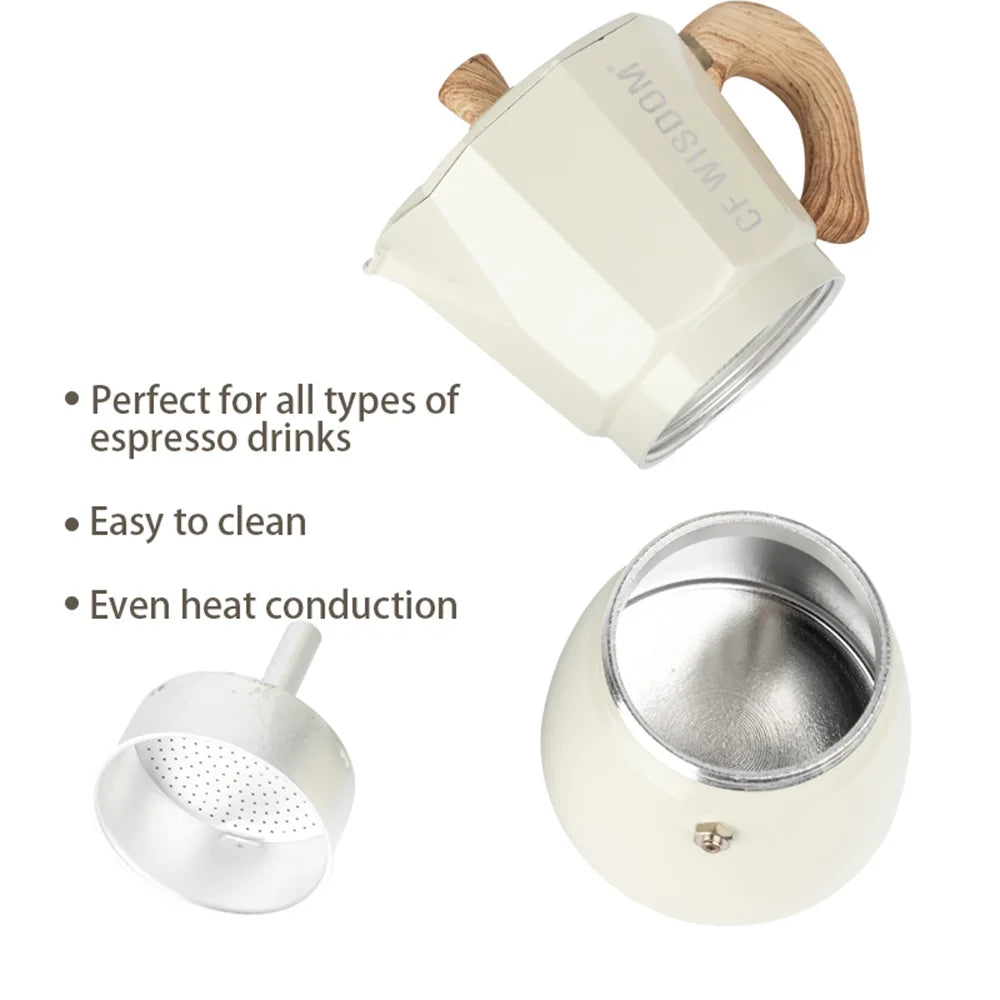 Espresso Maker Moka Pot Percolator Coffee Perfect Thanksgiving Qme