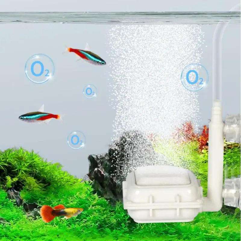 Air Stone Oxygen Aerator Bubble Pond Pump Hydroponic Supply Qme