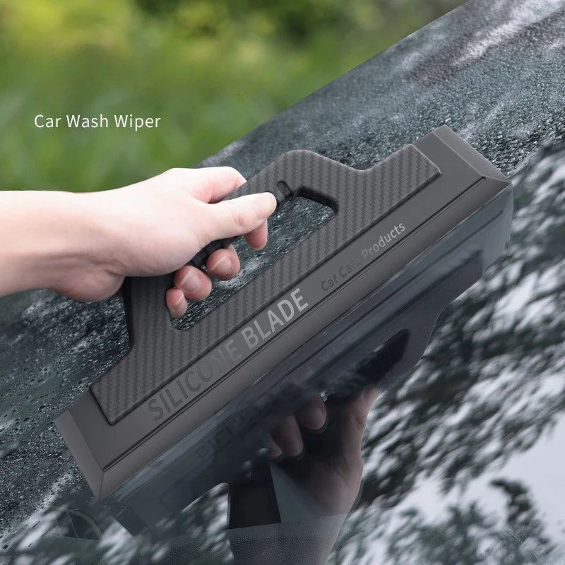 Special Wiper Board Car Washing Wiping Carbon Fiber Pattern Silicone Qme