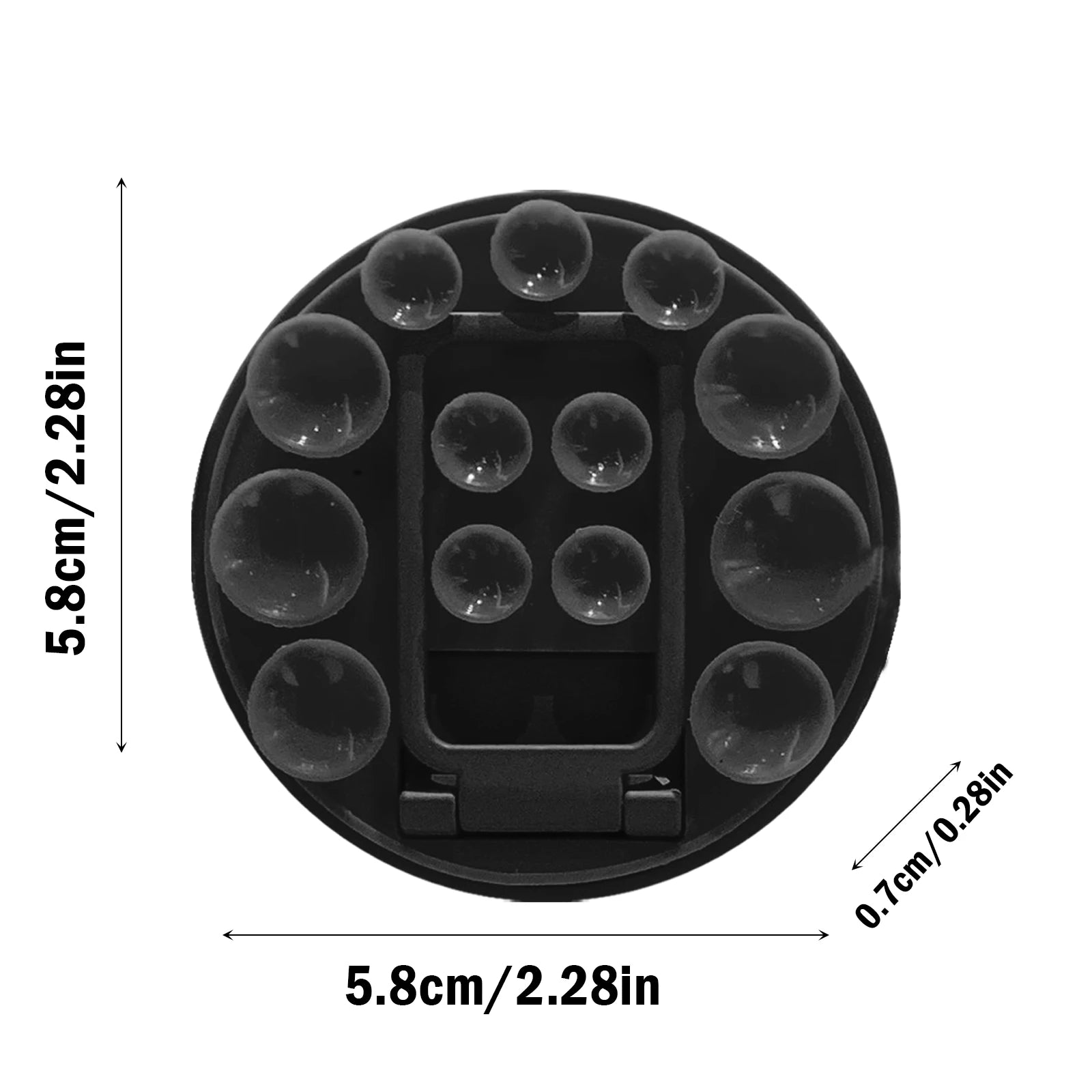 Adhesive Suction Cup Phone Mount Trendy Strong Suction Sticky Phone Grip Accessories Soporte Celular for Selfies and Videos Qme