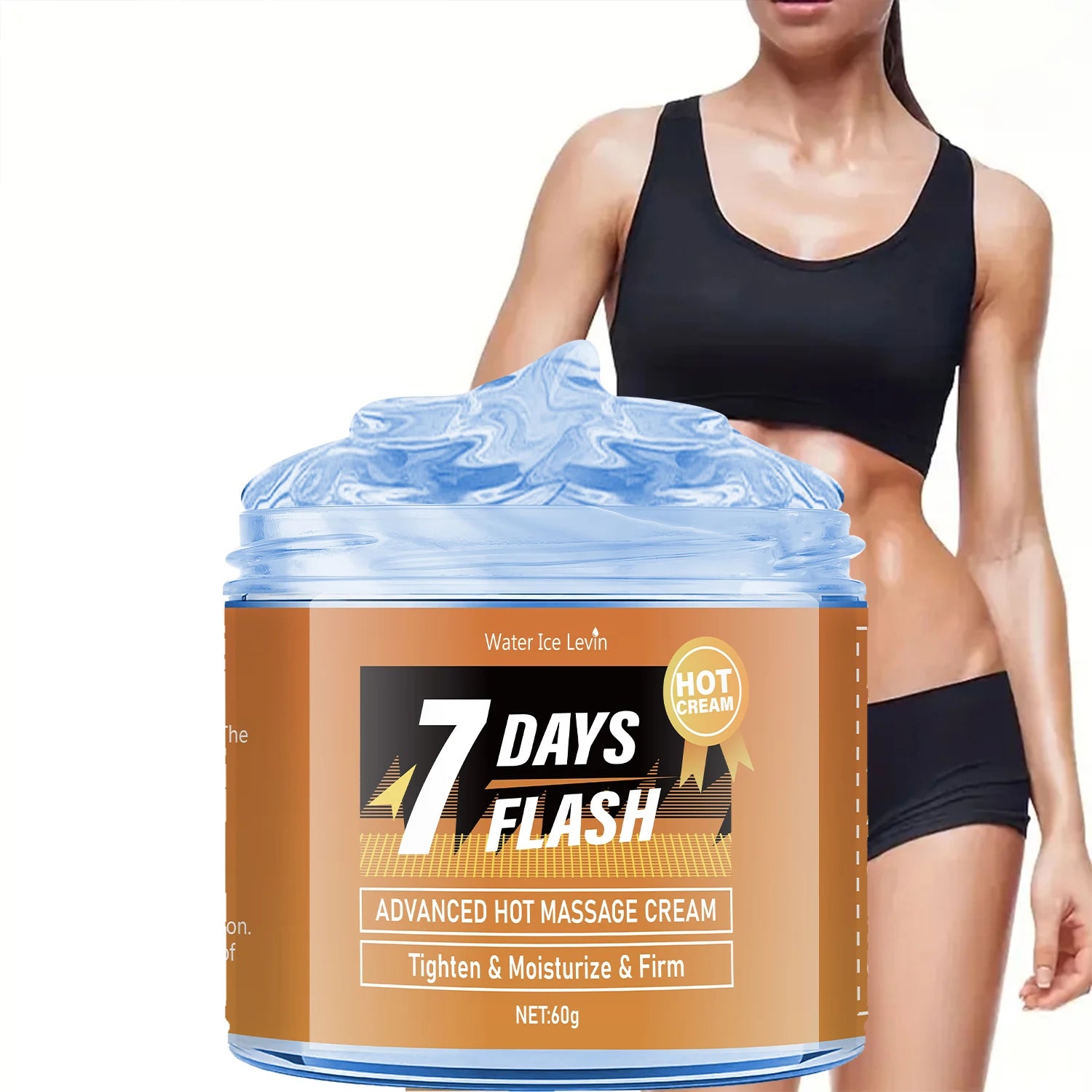 Full Body Fitness Massage Cream, Hot Compress to Tighten Abdominal Muscles Qme