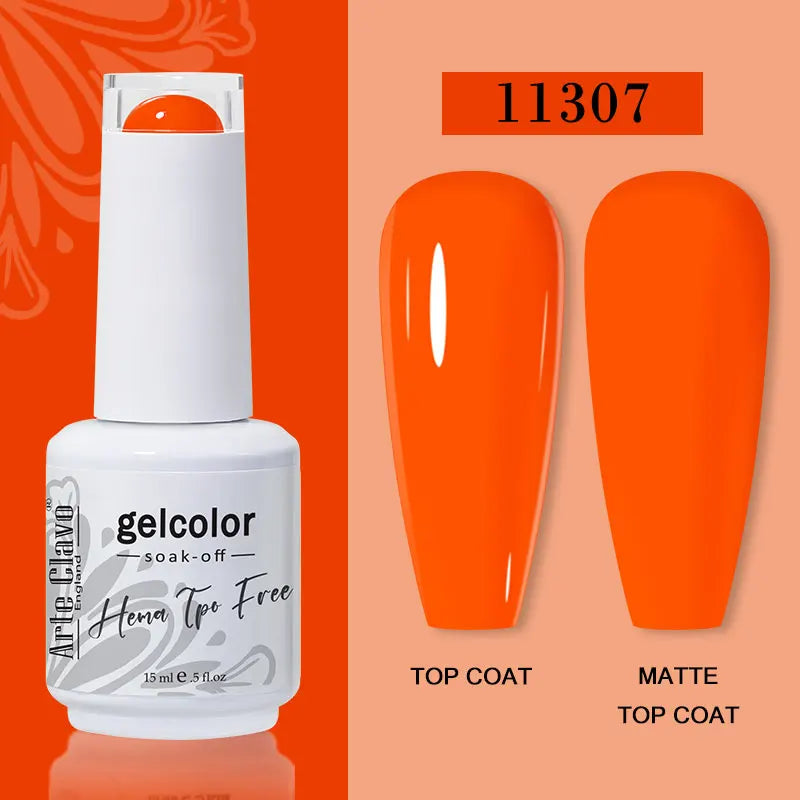 Arte Clavo Jelly Transparent Gel Nail Polish Summer Nude Pink Semi