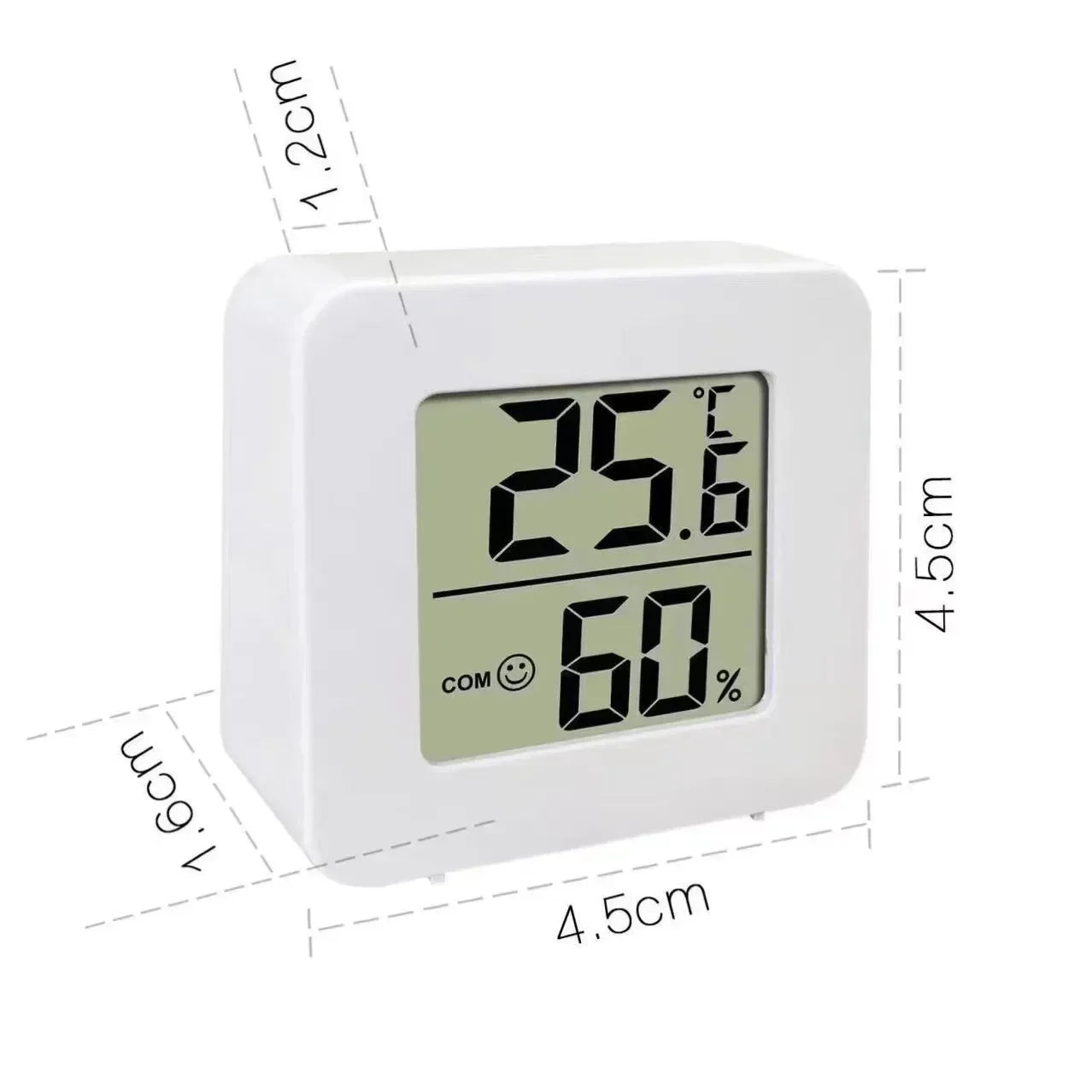 Mini Electronic Temperature and Humidity Meter Car Thermometer with Smiling Face Display Refrigerator Thermometer Qme 1PCS-StyleA