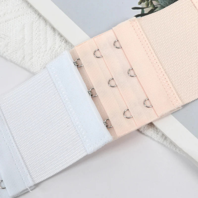 4 3 Rows Hook Extension Straps Elastic Strap Soft Comfortable Bra Qme