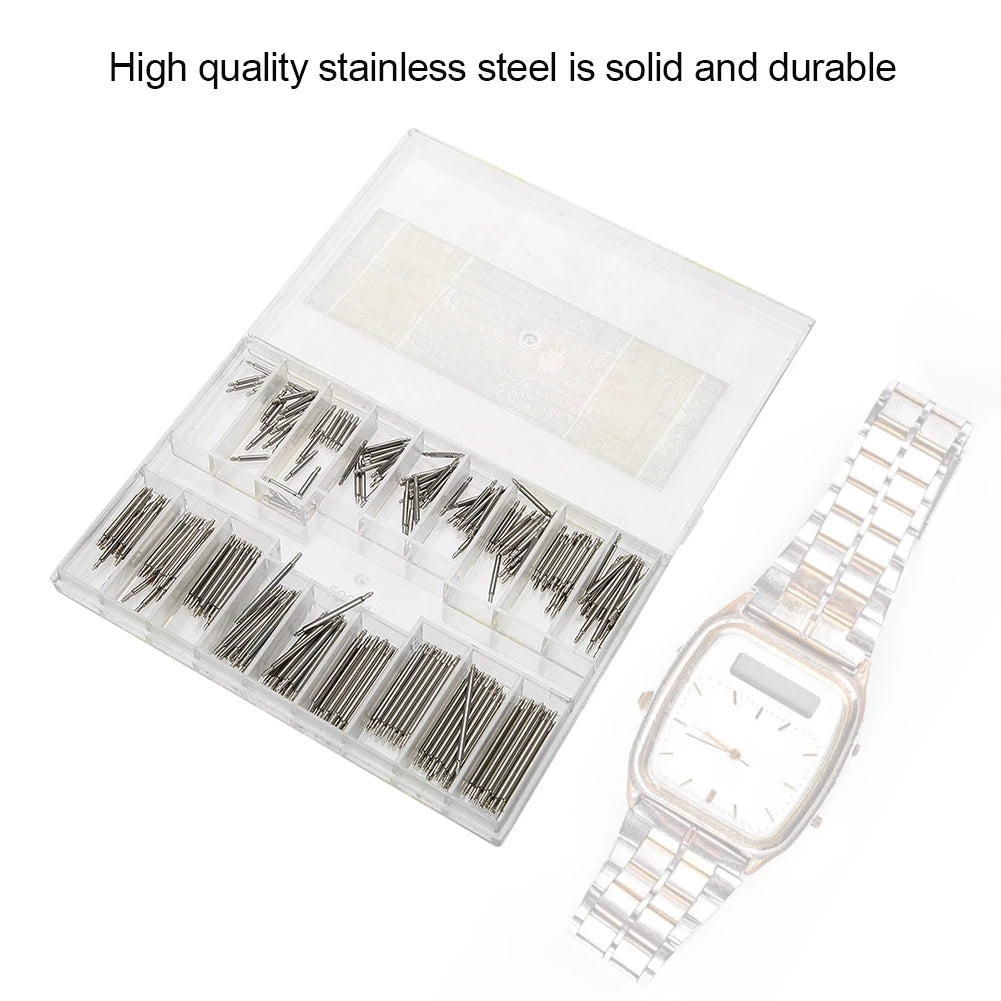 Watchband Ear Watchband Spring Bar Stainless Steel Watchband Spring Bar 8-25mm Watch Strap Ear Sets Watchband Steel Bar Qme