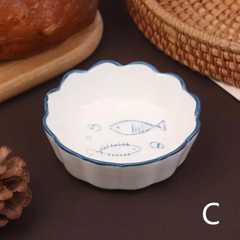 Microwave Dishwasher Safe Home Kitchens Ceramic Condiment Dishes Qme C