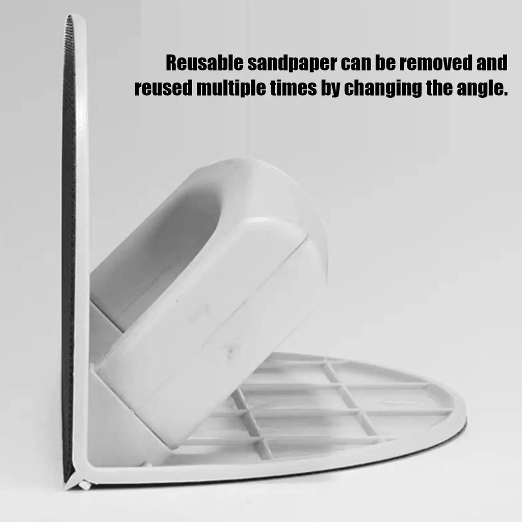 Hand Sander Self Adhesive Sandpaper Holder for Smoothing Walls Sanding Grinding Polishing Tool for Wood Furniture Metal Qme
