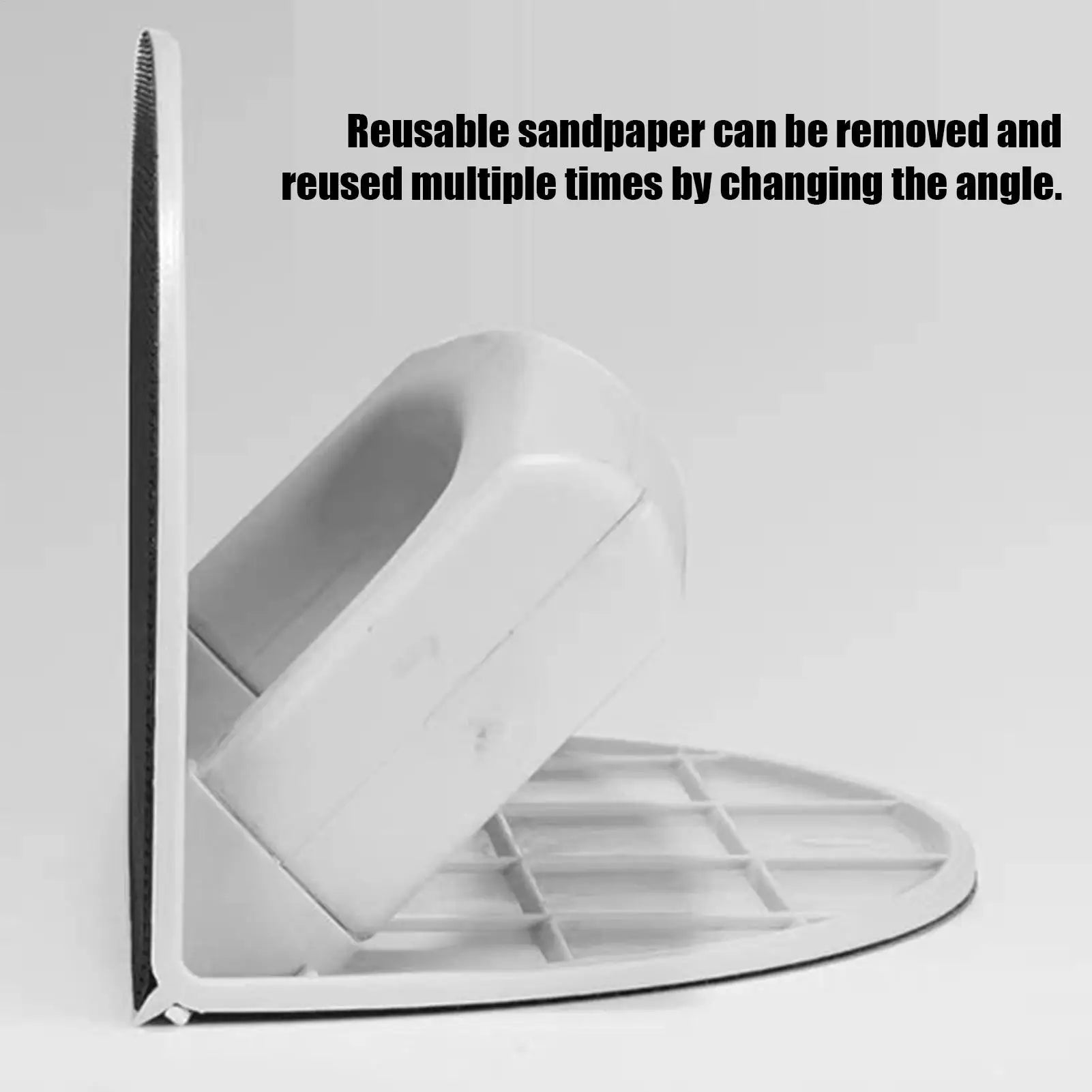 Hand Sander Self Adhesive Sandpaper Holder for Smoothing Walls Sanding Grinding Polishing Tool for Wood Furniture Metal Qme