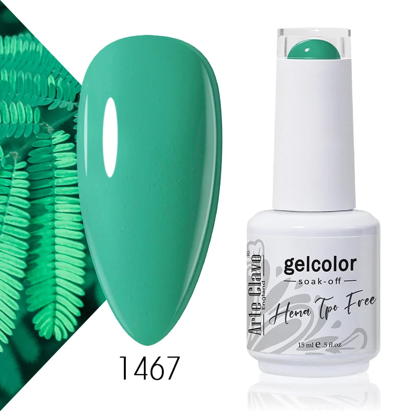 Arte Clavo Colourful Gel Nail Polish Art Varnishes Macaron Semi