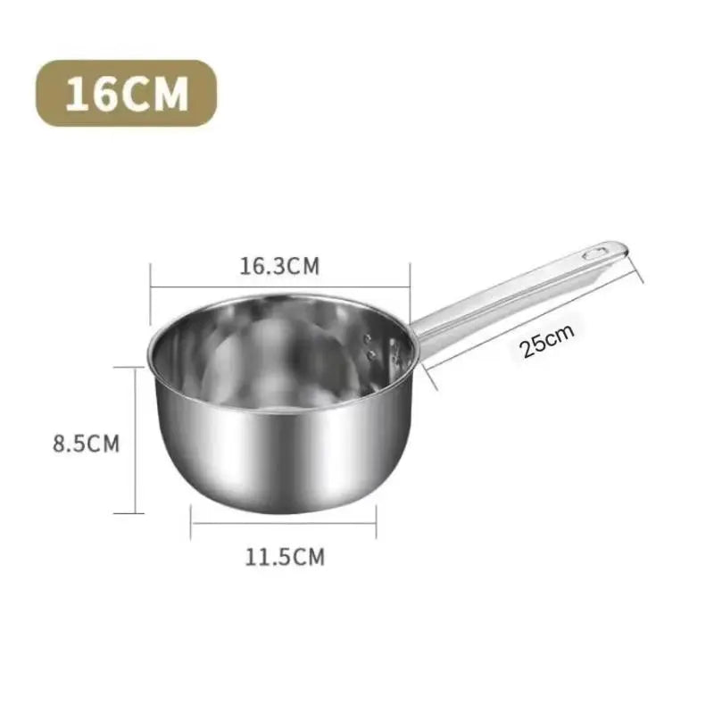 CC11Stainless Steel Water Scoops Multipurpose Hanging Soup Ladle Qme 160mm Light silver