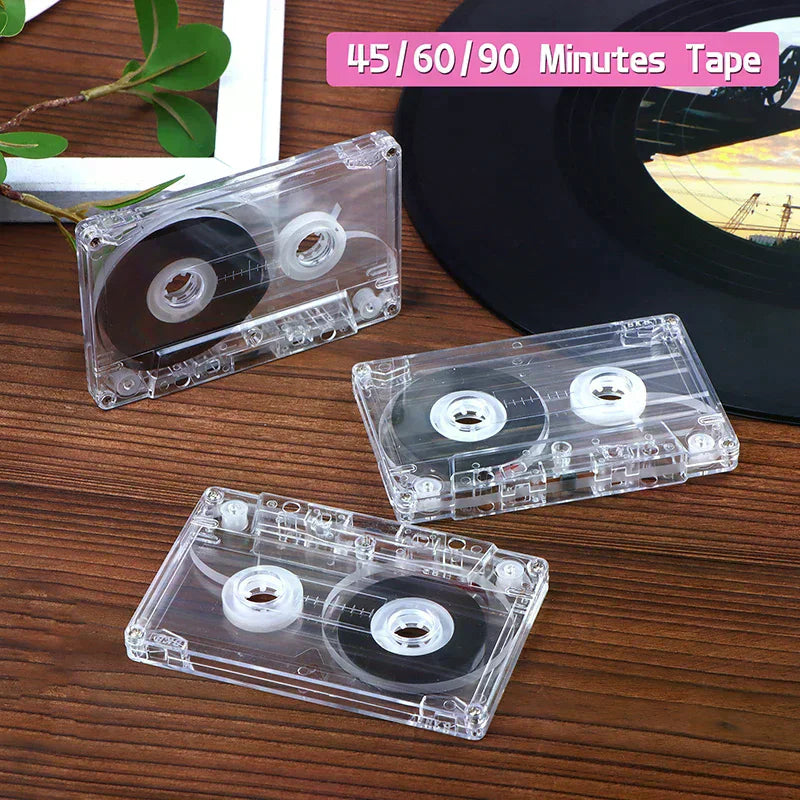 Standard Cassette Blank Tape Player 45 60 90 Minutes Magnetic Audio Qme
