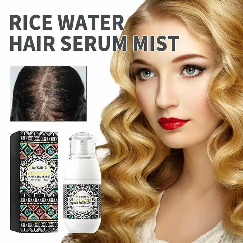 Rice Water Spray Hair Essence Dry Damaged Frizzy Care Nourishes Qme