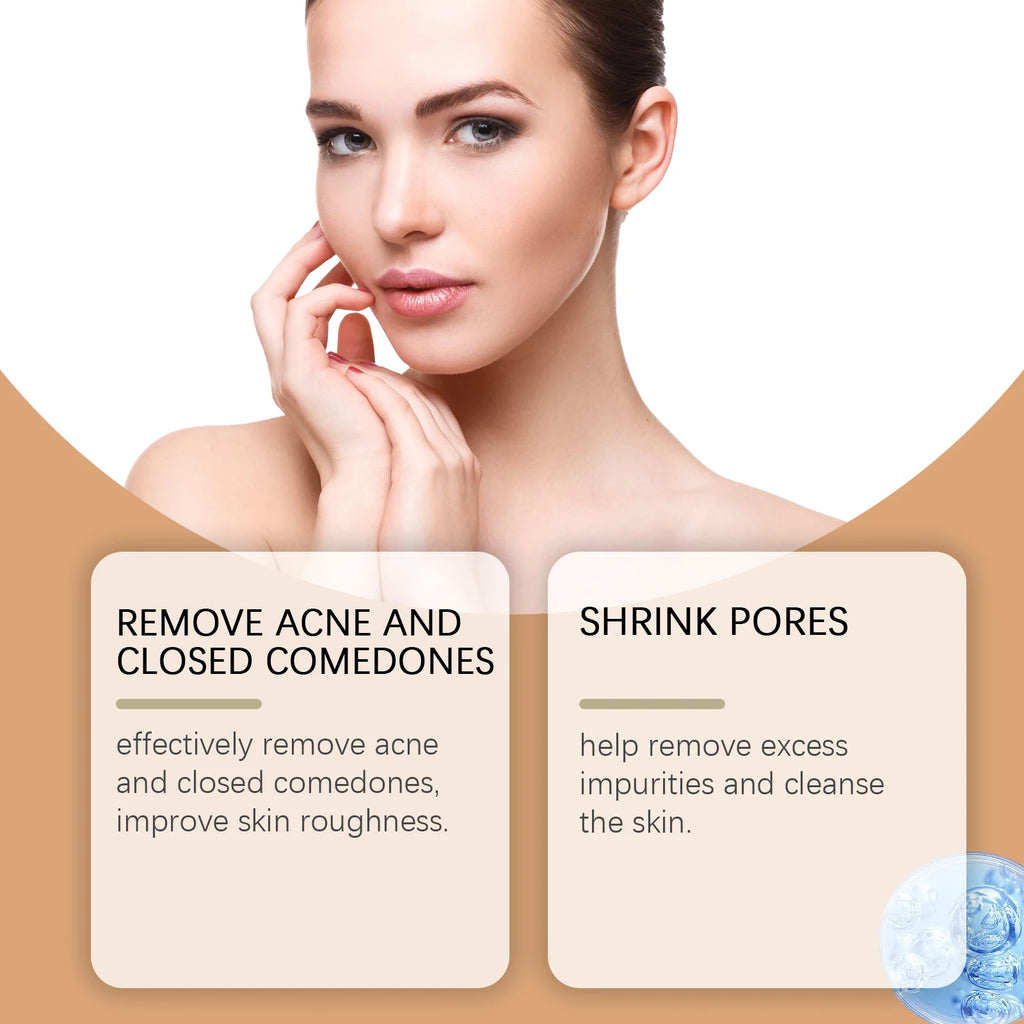 Salicylic Acid Toner for Acne Removing Control Oil Shrink Pores Remove Pimple Exfoliating Moisturizing Brighten Facial Toner Qme