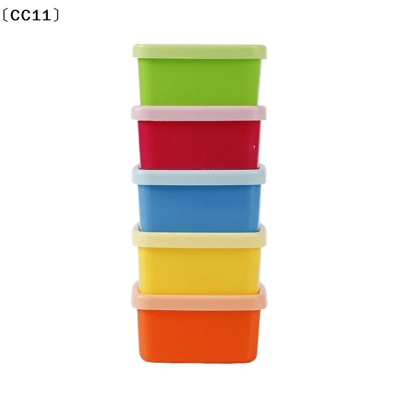 Flower Heart Square Shape Lunch Box Plastic Condiment Bottle Ketchup Qme