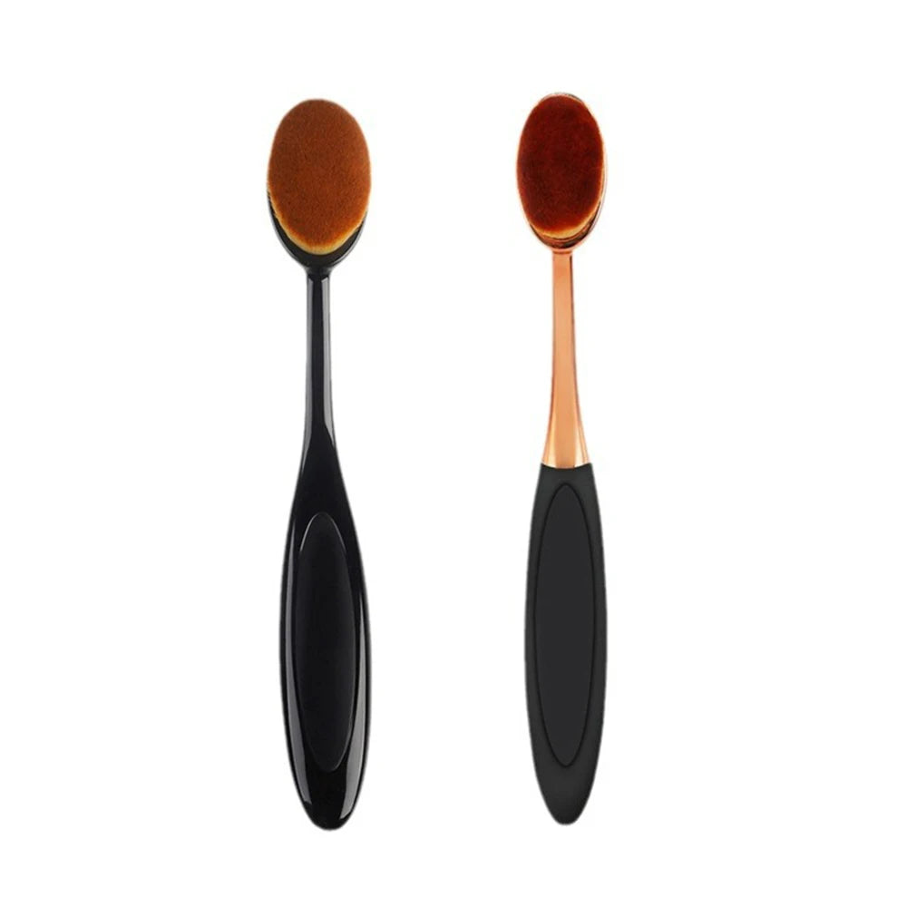 1PC Black Nail Cleaner Brush Toothbrush Shape Makeup Brush Convenient Traceless Petal Kabuki Nail Dust Brush Pen Foundation Tool Qme