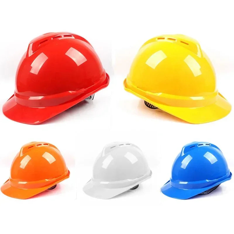 Outdoor Working Construction Workplace Adjustable Thickened Protective Safety Hard Hat ABS Material Qme