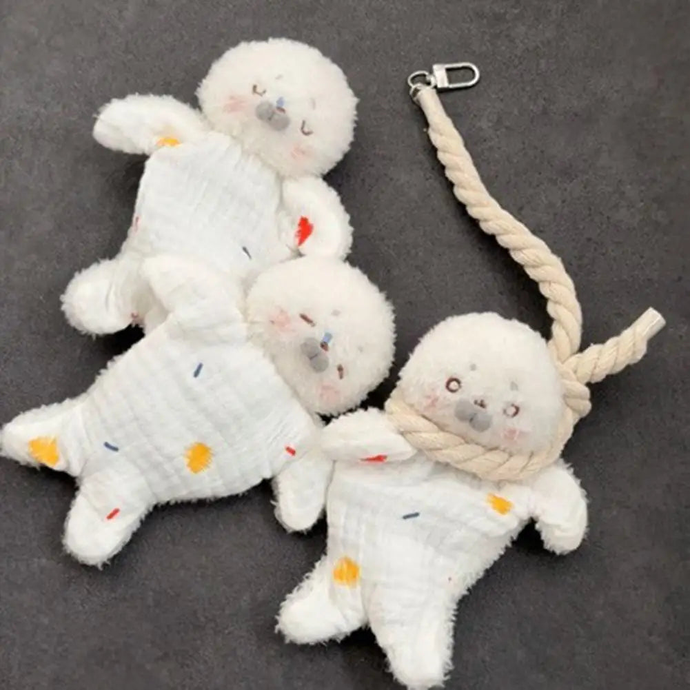 Cute Seal Plush Toy Soothing Bean Bag Great Holiday Couples Friends Qme