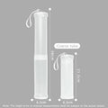 Transparent Abs Telescopic Pen Holder Art Painting Brush Pencil Qme A1