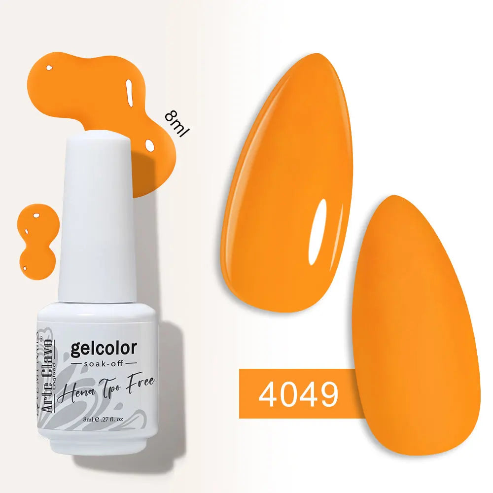 Arte Clavo Semi-permanent Gel Nail Varnish 180 Colors Semipermanent Qme