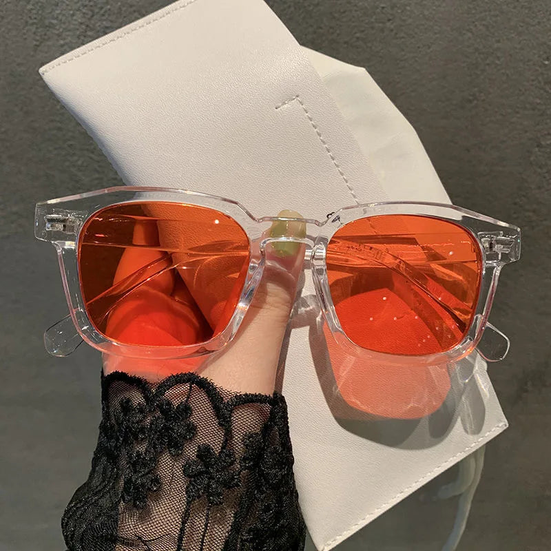 New Arrival Brand High-quality New Polygon Meter Nail Square Sunglasses Female Lady Eyeglass Cat Eye Casual Goggles UV400 Qme TH