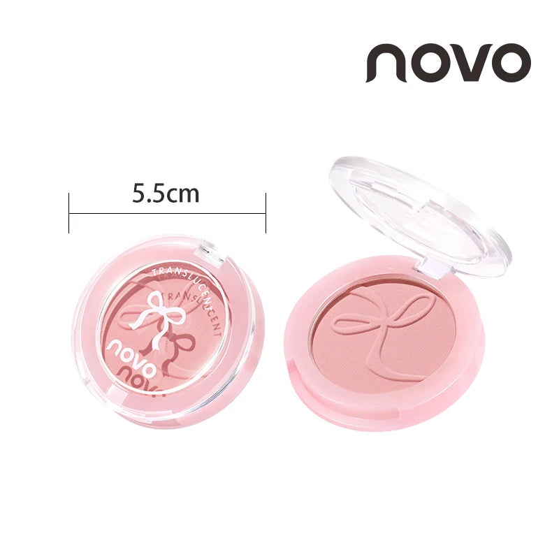 Cute Blush Powder, Lightweight & Smooth Finish, for Cheeks, Shape, Contour & Highlight Face to Create a Natural Matte Finish Qme
