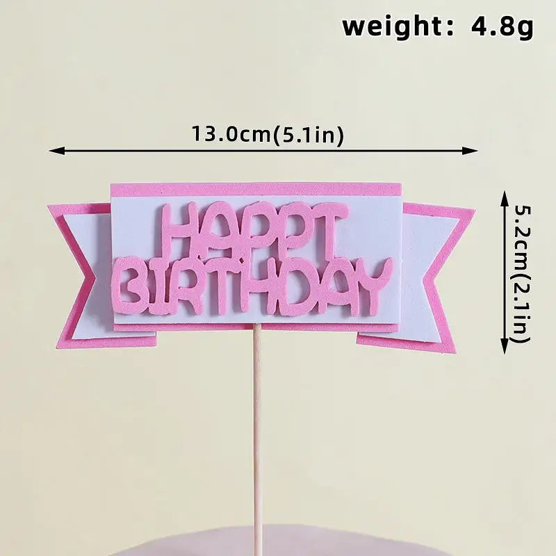 Blue Pink Air Balloon Cake Topper Gender Reveal Party Decoration Kids Qme A20