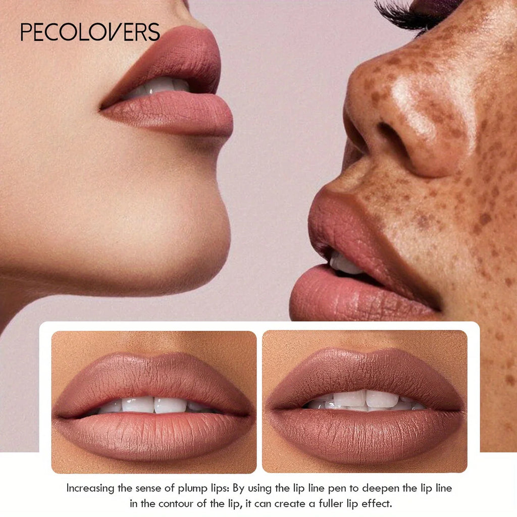 Lip Liner Waterproof Sweatproof Matte Multi-color Correcting Lipstick Qme