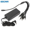 DC 12V 5A Monitor Power Adapter Power Supply + 8 Way Power Splitter Cable For Camera/Radios Surveillance CCTV Qme China Mainland