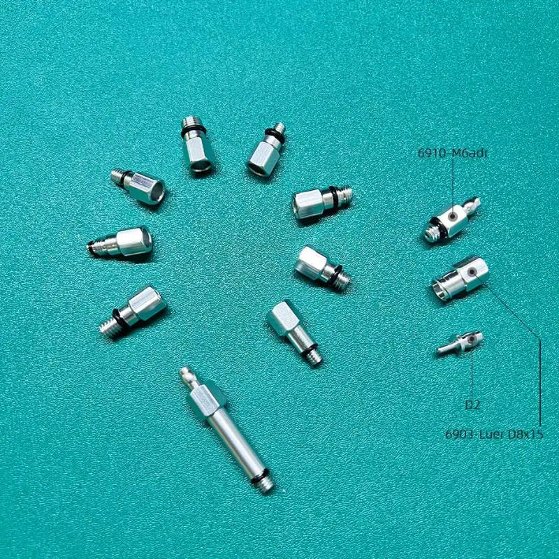 Bike Hydraulic Brake Bleed Connector Aluminum Alloy Oiling Joint Qme