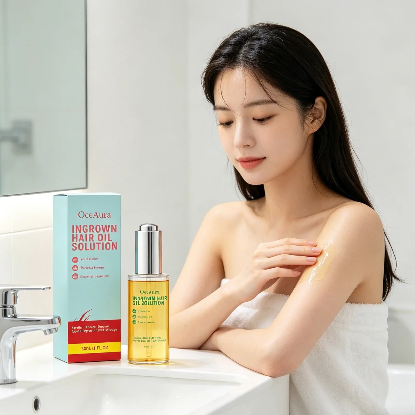 Oceaura Body Care Oil After Hair Removal Reduce Bumps Soften Cuticles Qme