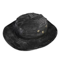 Snake Camouflage Hat Men's Summer Mountaineering Shade Bucket Sports Qme black
