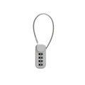 Luggage Zipper Bag Backpack Suitcase Drawer Locks 4 Digit Combination Qme 13CM Gray