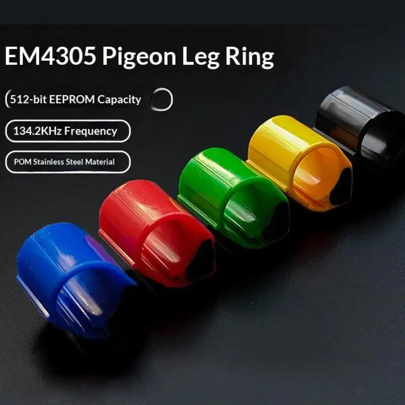 Efficient RFID Pigeon Tags 134 2KHZ EM4305 Chip Racing Foot Bands Qme