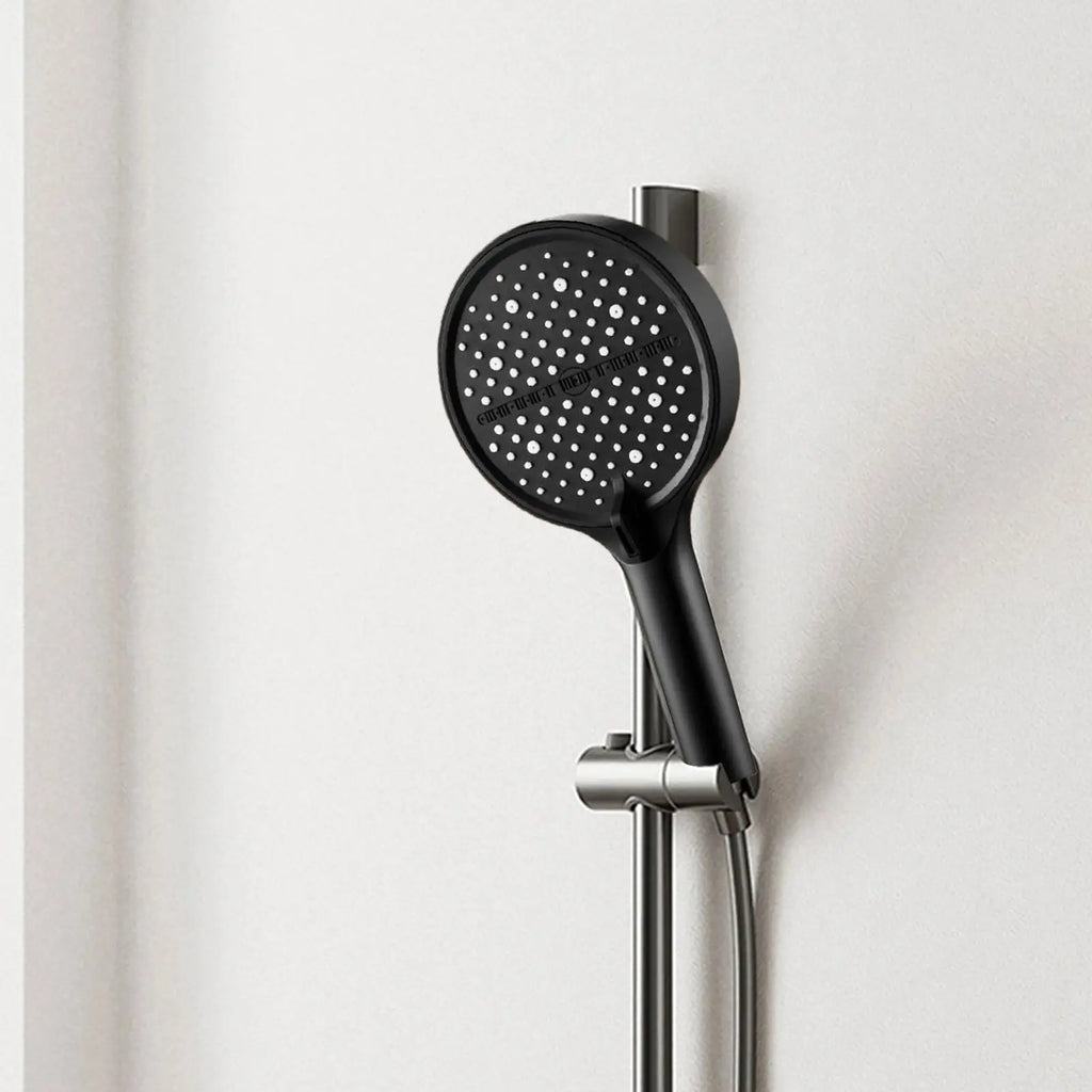 Pressure Shower Heads 7-Mode Handheld Head Rust-proof Replacement Qme
