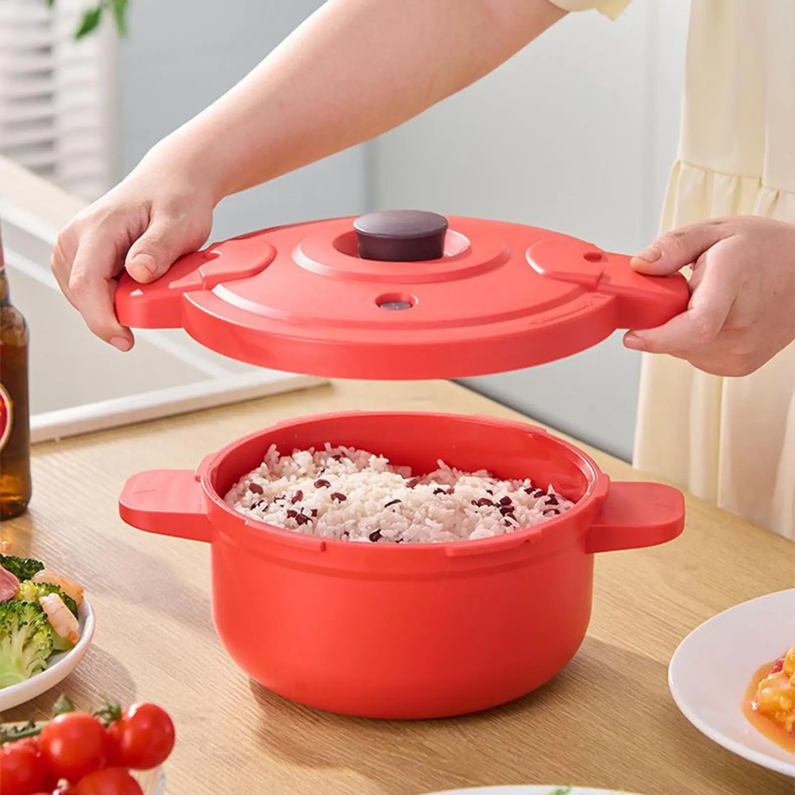 Microwave Pressure Cooker Multi-function Cooking Pot Multifunctional Qme