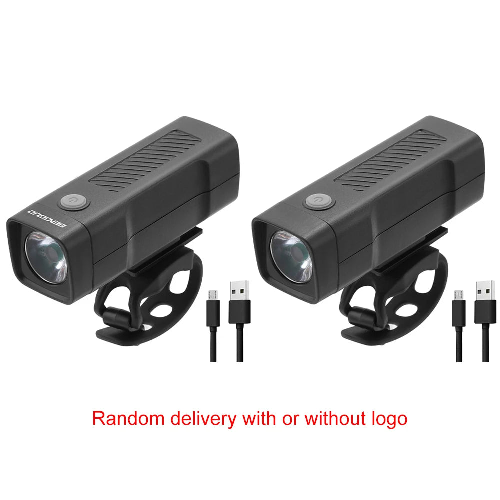 Bright Bicycle Light T6 LED Front USB Rechargeable MTB Mountain Bicycle Lamp 100LM Bike Headlight Flashlight for Cycling Bicycle Qme