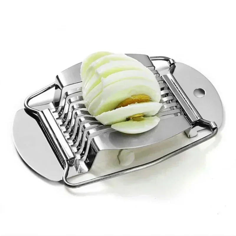 Stainless Steel Wire Egg Slicers Household Kitchen Multifu Egg Cutter Egg Slicer For Hard Convenient Home Supplies Cooking Tools Qme