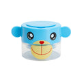 Storage Pill Crusher Plastic Grinding Box Multifunction Portable Qme Blue