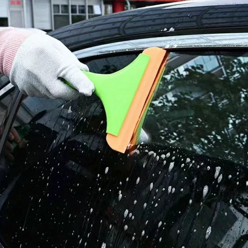 Premium Silicone Squeegee: The Perfect Tool for Cleaning Car Windows, Shower Glass Doors & More! Qme