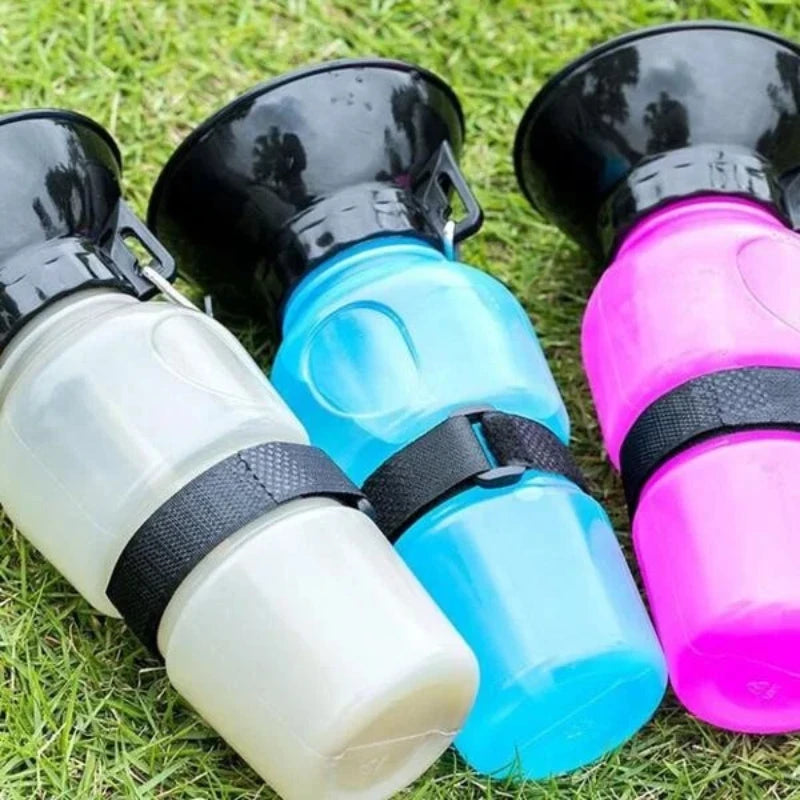 500ml Portable Pet Water Bottle For Dogs Cats Travel Drinking Cup Leakproof Outdoor Water Feeder Bowl Pet Supplies Qme