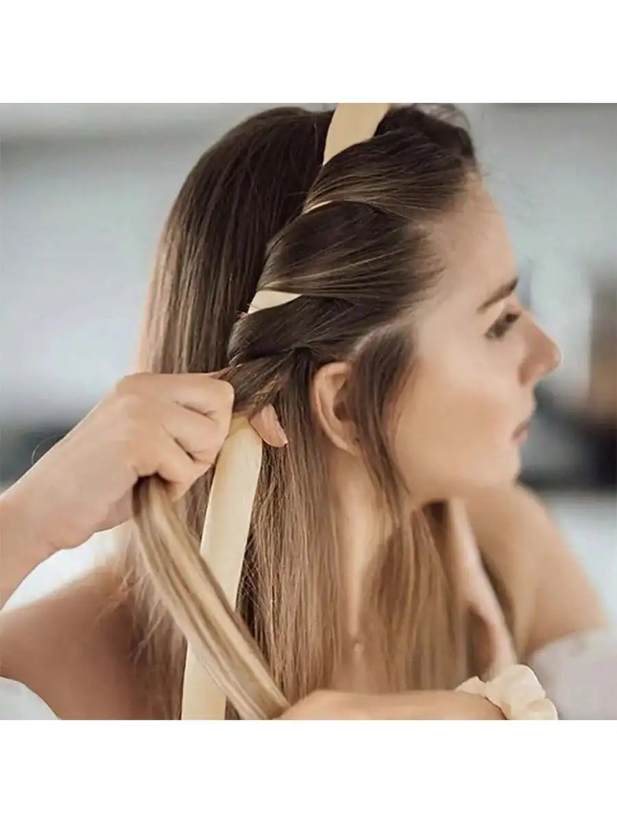 Heatless Curler Long Hair DIY Lazy Create Beautiful Curly Without Qme