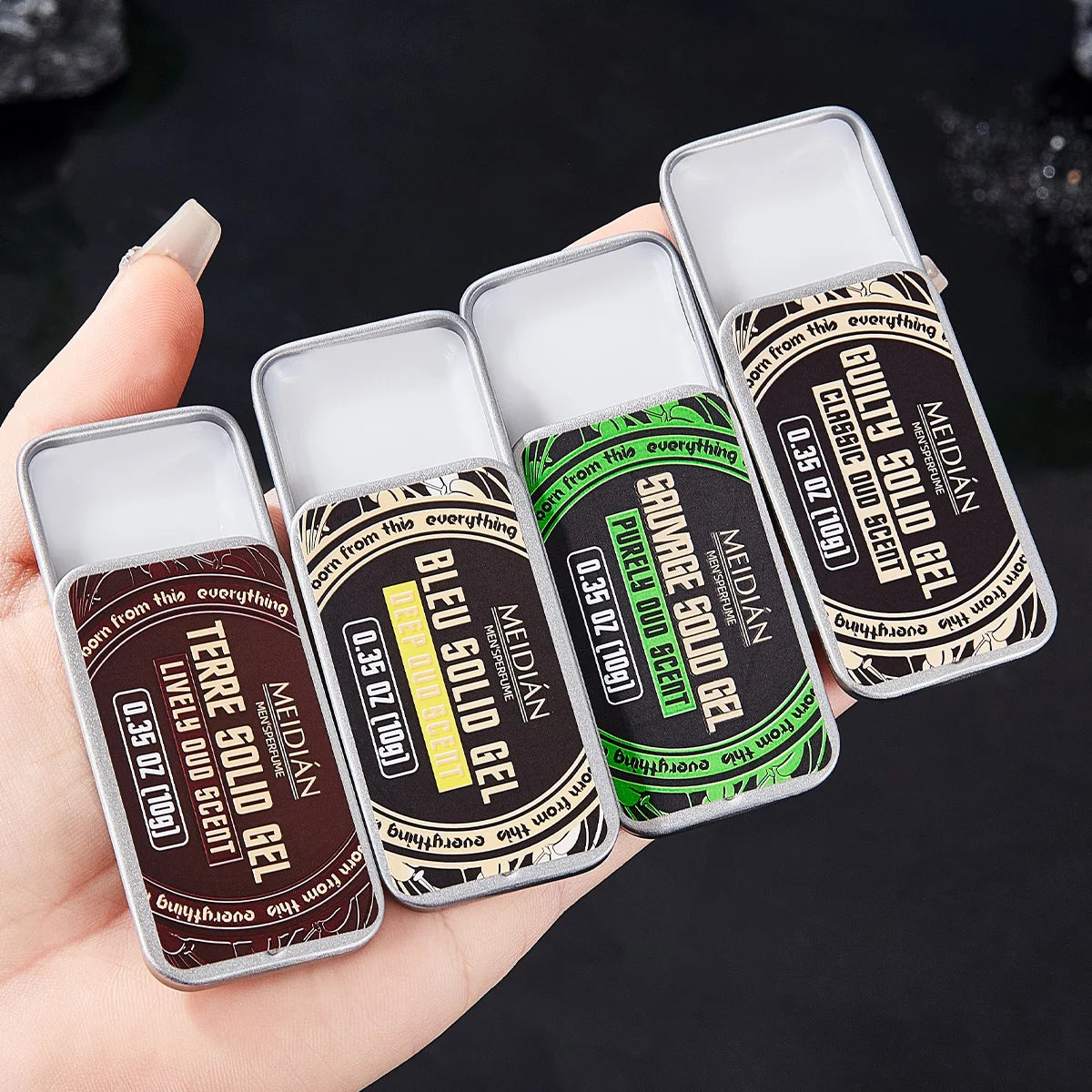 Perfume Which Can Be Applied Wrist Neck Fresh Smell Men's Women's Qme 4pcs