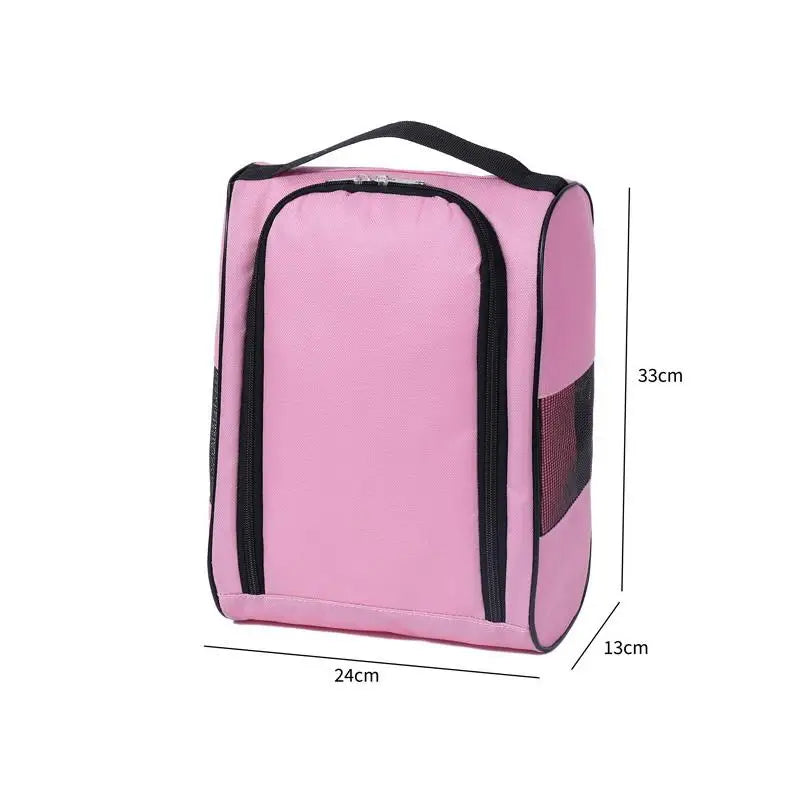 Portable Golf Shoe Bag Oxford Cloth Carrier Bags Breathable Qme A3