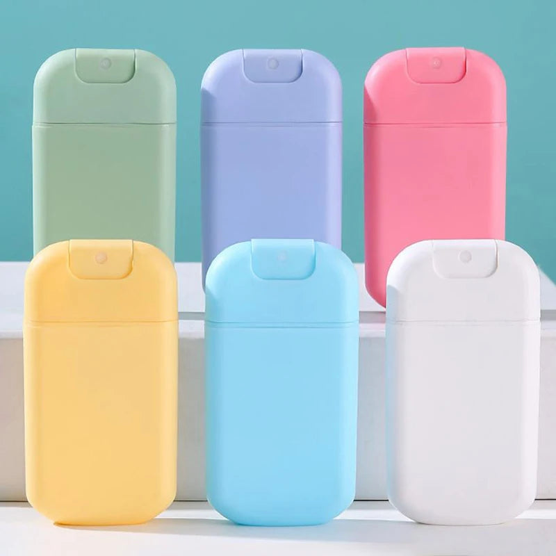 Portable Refillable Fragrance Hand Sanitizer Alcohol Bottle Spray Qme