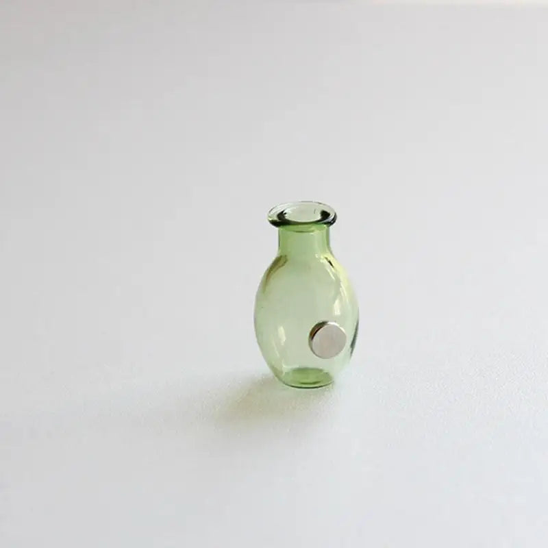 Fridge Magnets Place Flower Arrangements Decoration Mini Glass Vase Qme A9