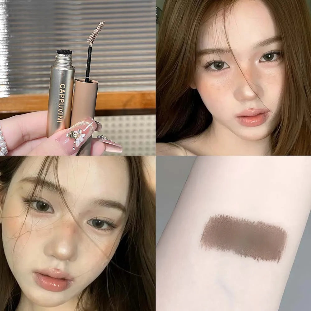 Mist Velvet Eyebrow Dye Cream Long Lasting Pink Brown Color Eyebrow Mascara Tint Sweatproof Wild Brow Enhancer Cream Cosmetics Qme 06 3.5g