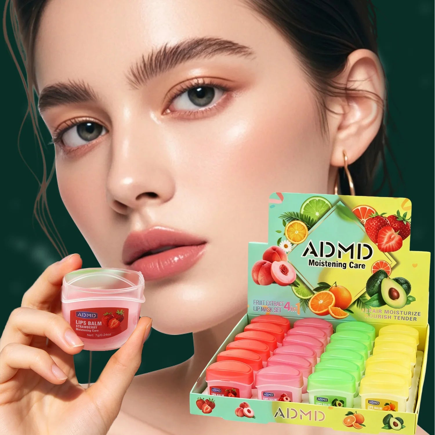 24 Fruit Extract Lipstick Which Can Moisturize Lock Water Brighten Qme