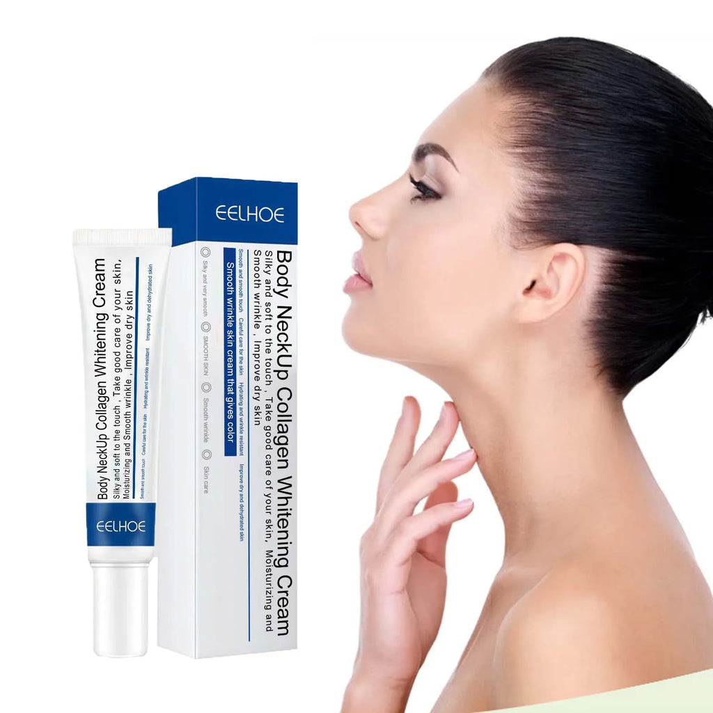Collagen Neck Cream Lightens Neck Fine Lines Lifting Tightening Remove Double Chin Moisturizing Neck Brightening Cream Skincare Qme Default Title